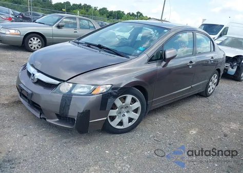 2010 Honda Civic Lx из США, поврежденный, VIN 2HGFA1F50AH525140